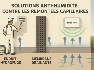 Mur humide : que faire ?